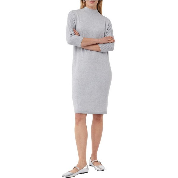 comma Strickkleid mit überschnittenen Schultern