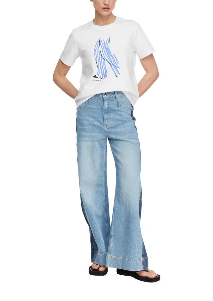 comma T-Shirt mit Artwork – Bild 3 von 4
