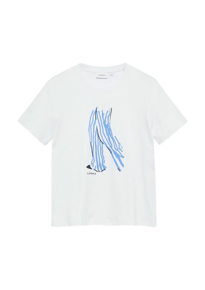 comma T-Shirt mit Artwork – Bild 4 von 4