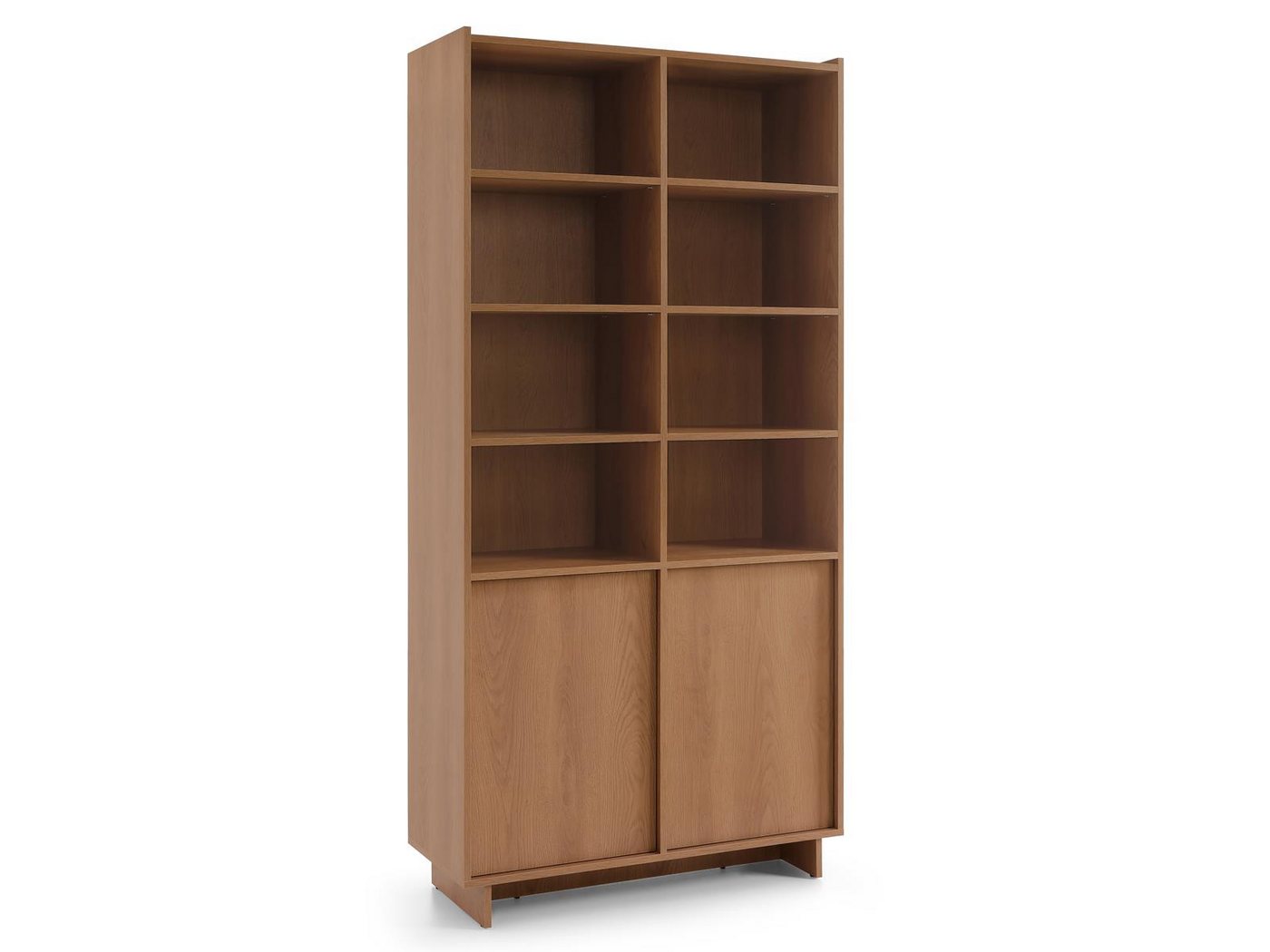 Compleo Bücherregal Set 2x+1 Regale, 4 Türen und 3 Schubladen KELLOS, MADE IN EU, Arbeitszimmer Stil Japandi – Bild 5 von 5