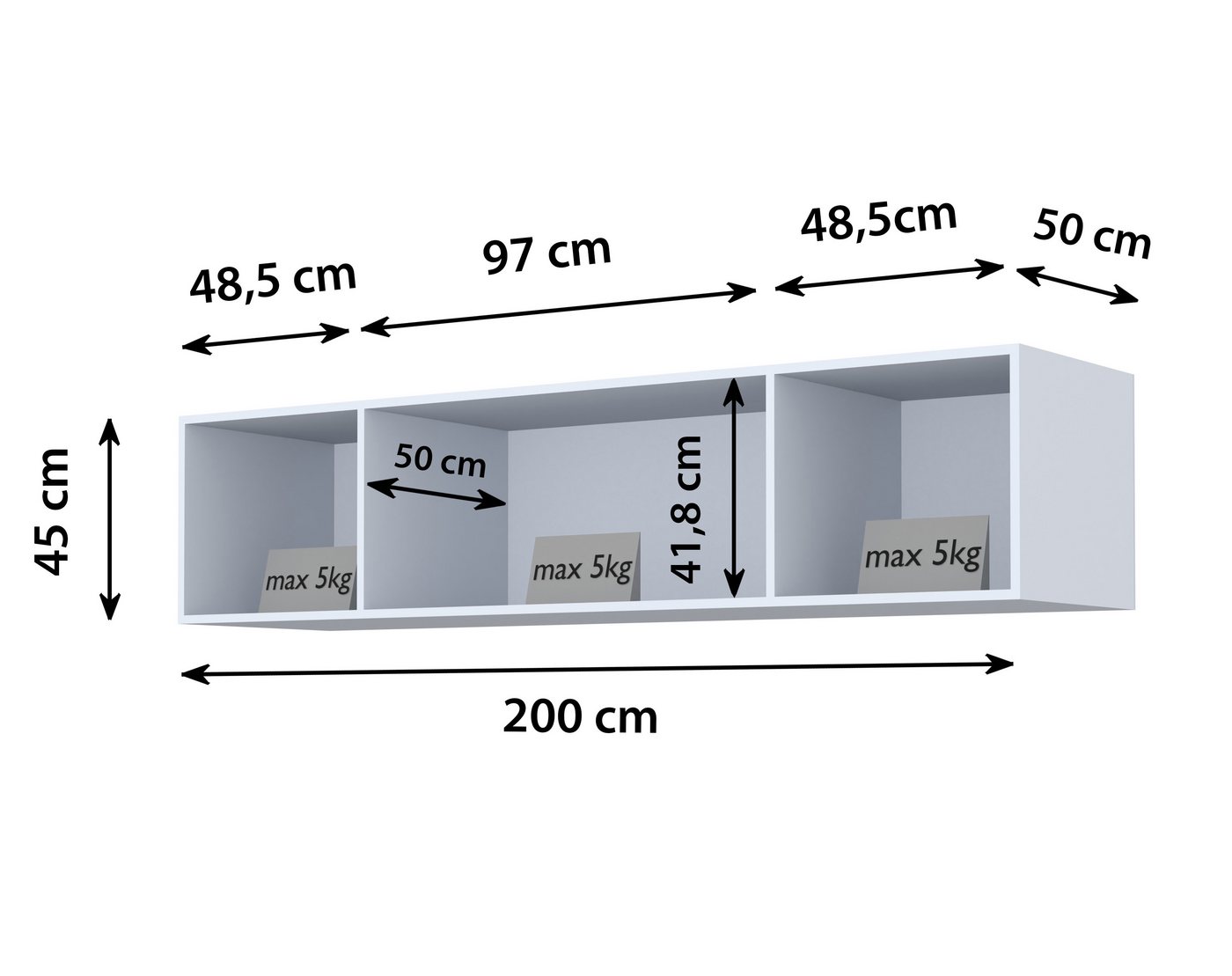 Compleo Drehtürenschrank mit Glasfront, Pefekt Garderobe, LED-Beleuchtung STELLS Kleiderschrank mit Aufsatz und Schubladen – Bild 4 von 4