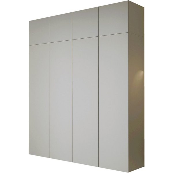 Compleo Kleiderschrank kaschmir oder eiche artisan, Aufsatz ols Option