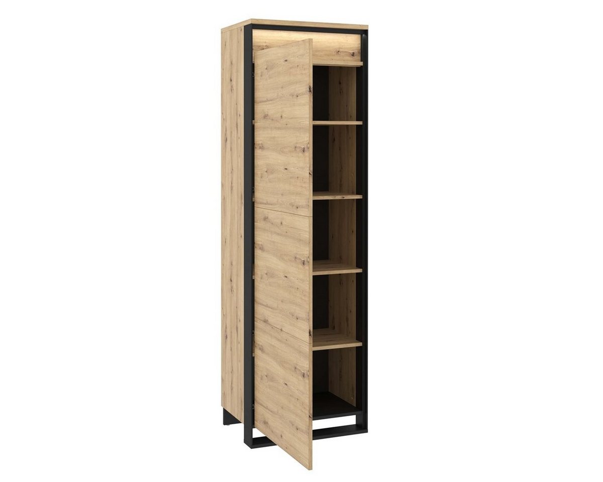 Compleo Kleiderschrank LIMA mit Drehtür, push to open, Schränke mit Tür – Bild 2 von 5