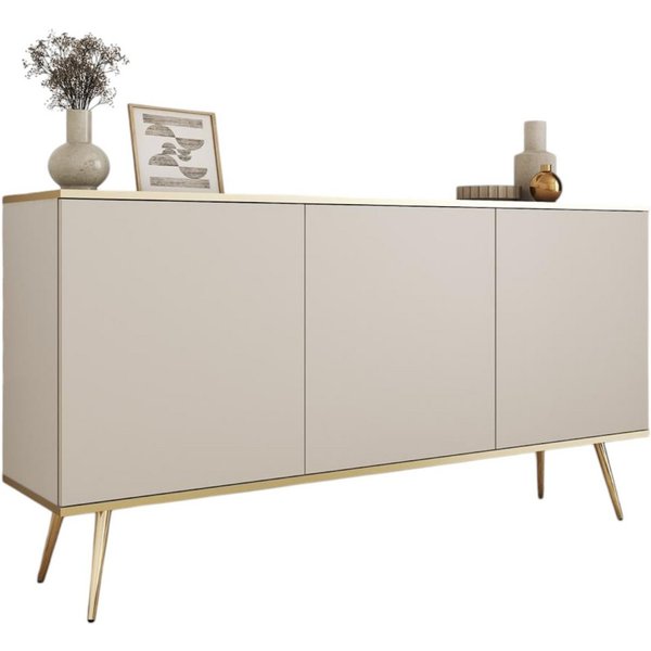 Compleo Kommode mit 3 Türen MONO, Luxus Möbel, Modern Wohnzimmer