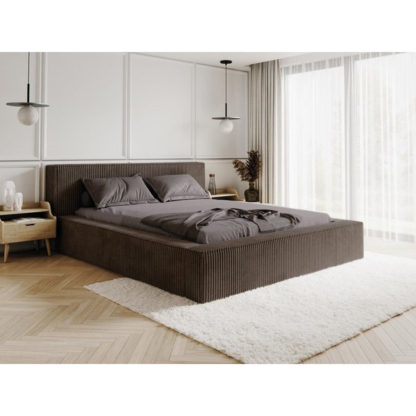 Compleo Polsterbett CORD mit Stauraum ASTA, Modern design (Kostenlose Lieferung! TOP ANGEBOT), Viele Varianten zur Auswahl – wählen Sie Größe und Farbe!