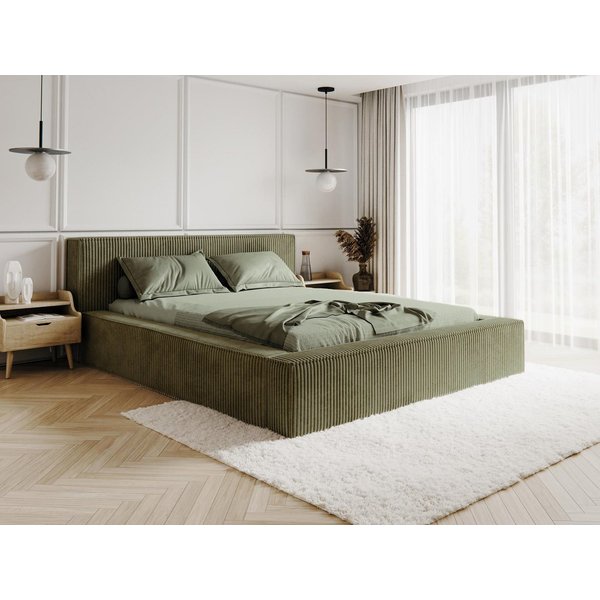 Compleo Polsterbett CORD mit Stauraum ASTA, Modern design (Kostenlose Lieferung! TOP ANGEBOT), Viele Varianten zur Auswahl – wählen Sie Größe und Farbe!