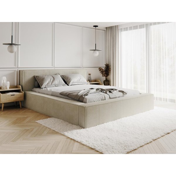 Compleo Polsterbett CORD mit Stauraum ASTA, Modern design (Kostenlose Lieferung! TOP ANGEBOT), Viele Varianten zur Auswahl – wählen Sie Größe und Farbe!