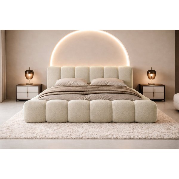 Compleo Polsterbett Designerbett, Wolkenbett, TOPSELLER, Modern Schlafzimmer, Made in EU, Wolkenbett modern