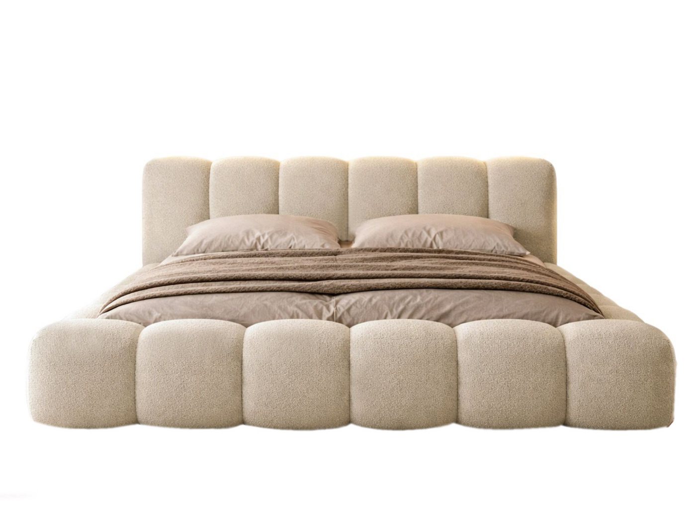 Compleo Polsterbett Designerbett, Wolkenbett, TOPSELLER, Modern Schlafzimmer, Made in EU, Wolkenbett modern – Bild 2 von 4