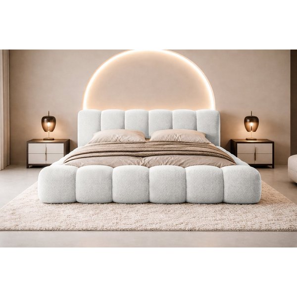Compleo Polsterbett Designerbett, Wolkenbett, TOPSELLER, Modern Schlafzimmer, Made in EU, Wolkenbett modern