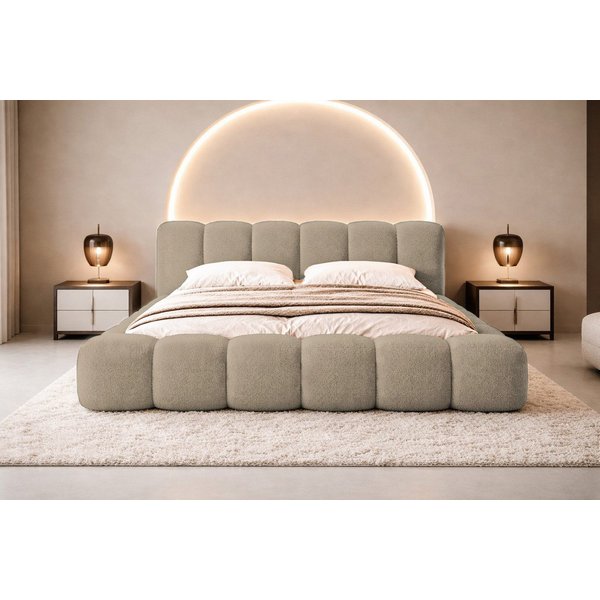 Compleo Polsterbett Designerbett, Wolkenbett, TOPSELLER, Modern Schlafzimmer, Made in EU, Wolkenbett modern