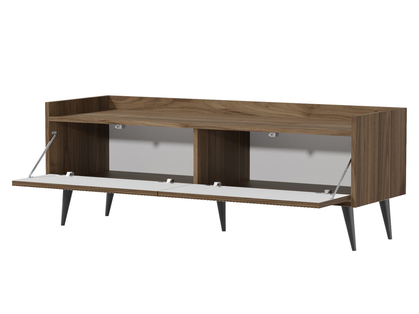 Compleo TV-Schrank klein, Breite: 121 cm, Japandi design, TV-Kommode modern – Bild 2 von 3