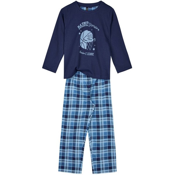 Comte Schlafanzug Iceberg Buddies (Set, 2 tlg., 2-teilig) Jungen Pyjama lang Langarm Baumwolle Winter