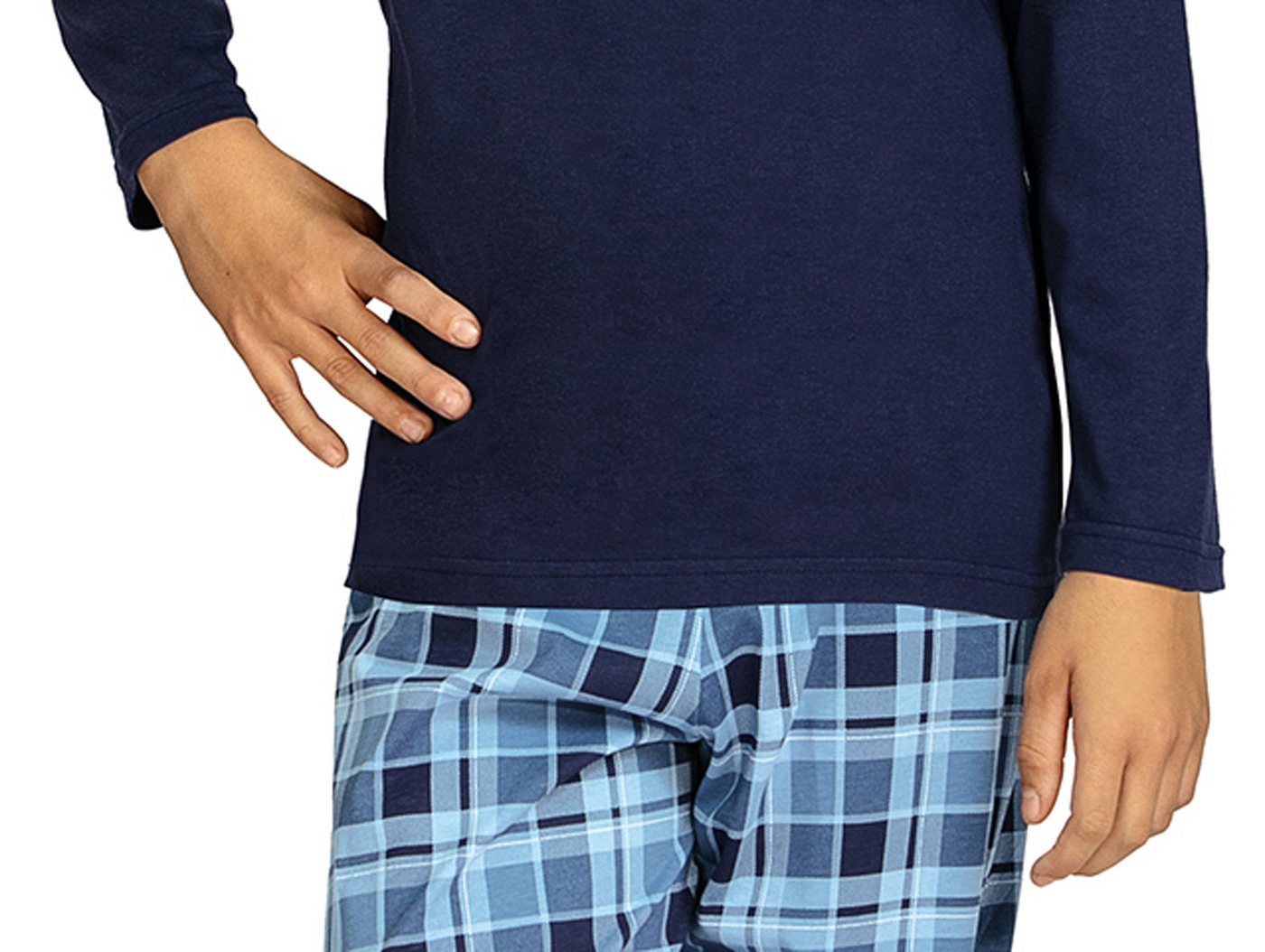 Comte Schlafanzug Iceberg Buddies (Set, 2 tlg., 2-teilig) Jungen Pyjama lang Langarm Baumwolle Winter – Bild 3 von 3