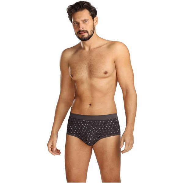 Comte Slip (Set, 2-St., 2er-Pack) Herren Slips Sportslips 2er-Pack mit Eingriff Feinripp Muster