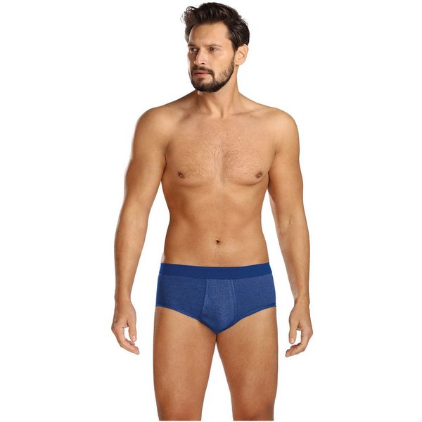 Comte Slip (Set, 2-St., 2er-Pack) Herren Slips Sportslips 3er-Pack mit Eingriff Feinripp Ringel