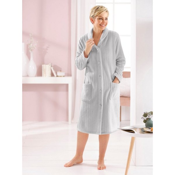 comtessa Morgenmantel Morgenmantel Langarm, Polyester, Fleece