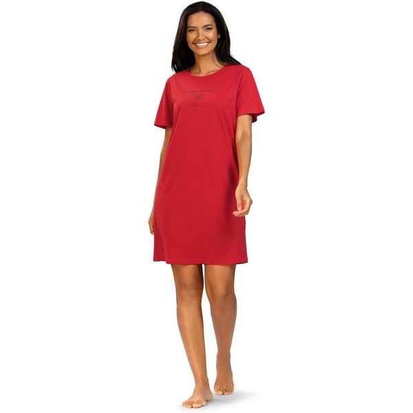 comtessa Nachthemd Dreamy breeze (Set, 1-tlg., 1-teilig) Damen Sleepshirt ca.95cm Schlafshirt Baumwolle auch große Größen