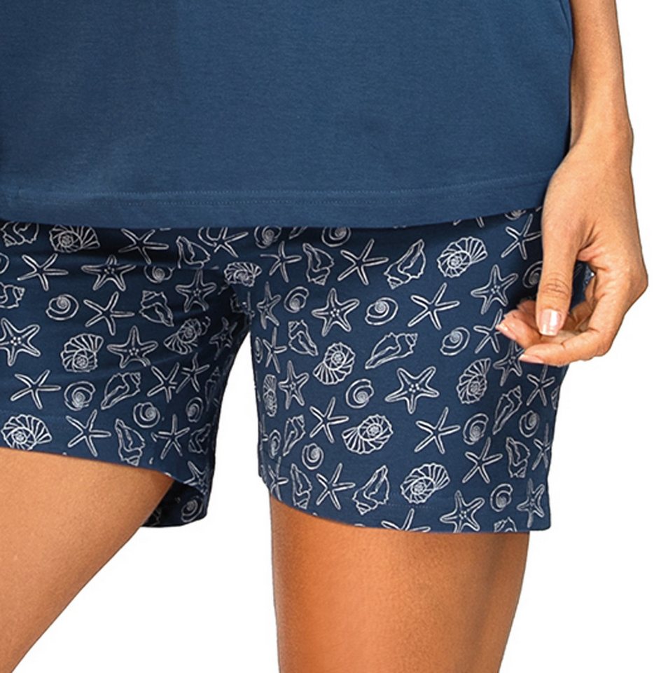 comtessa Schlafanzug Comte Kids (Set, 2 tlg., 2-teilig) Mädchen Pyjama Shorty Kurzarm Baumwolle – Bild 3 von 3