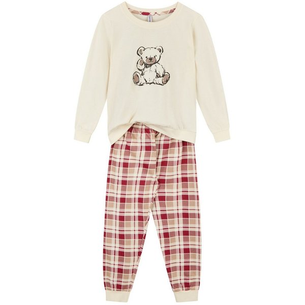 comtessa Schlafanzug Iceberg Buddies (Set, 2-teilig) Mädchen Pyjama lang Langarm Baumwolle Winter