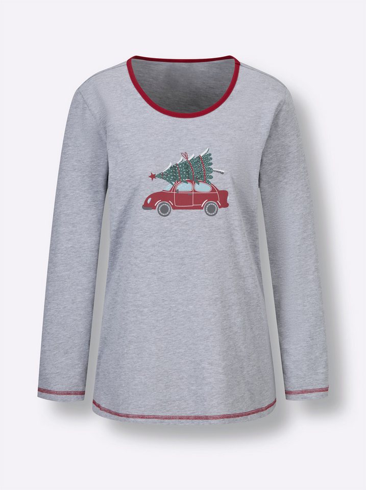 comtessa Schlafanzug Schlafanzug-Shirt Langarm – Bild 3 von 3