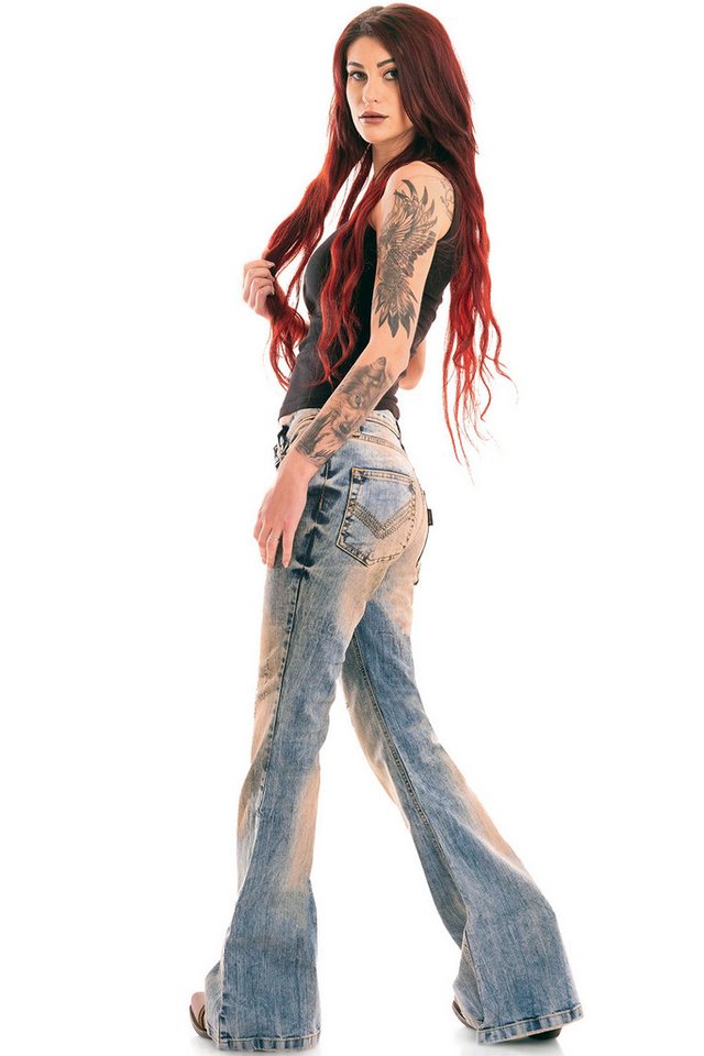 Comycom Schlagjeans Damen STAR BANDIT DESTROYED – Bild 5 von 5