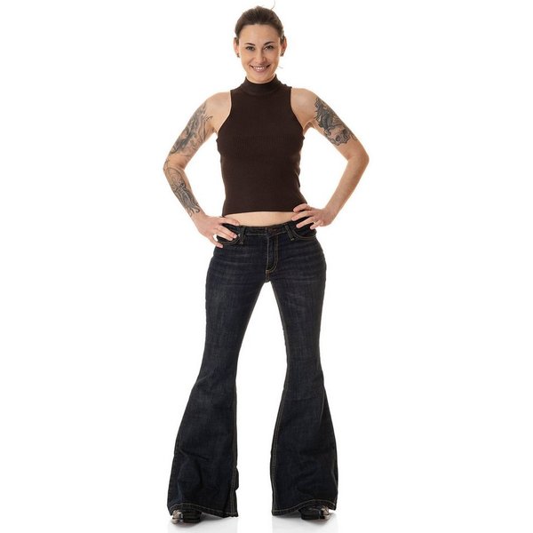 Comycom Schlagjeans Damen STAR ROOTS