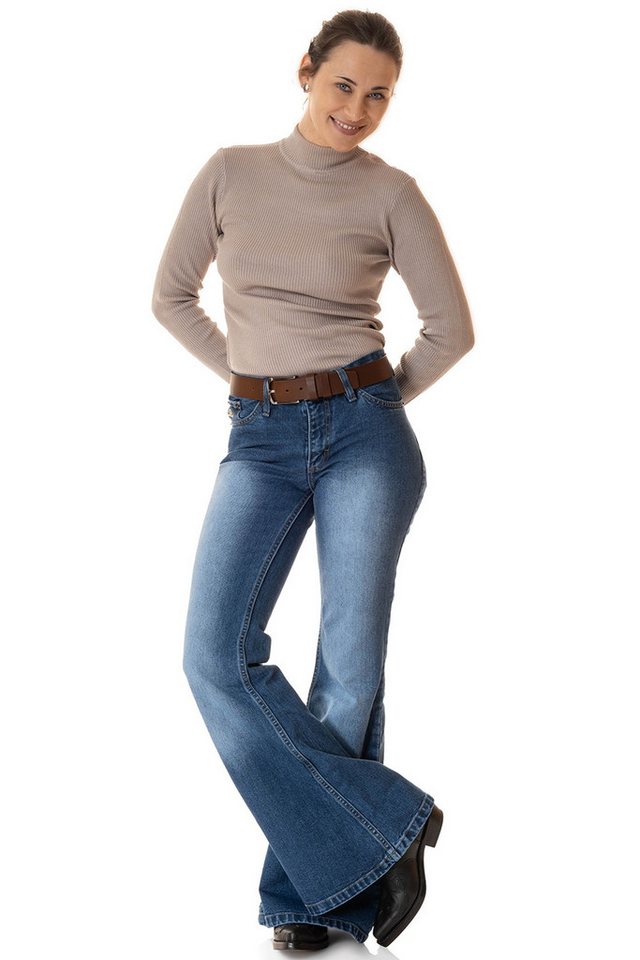 Comycom Schlagjeans Damen STAR USED – Bild 4 von 5