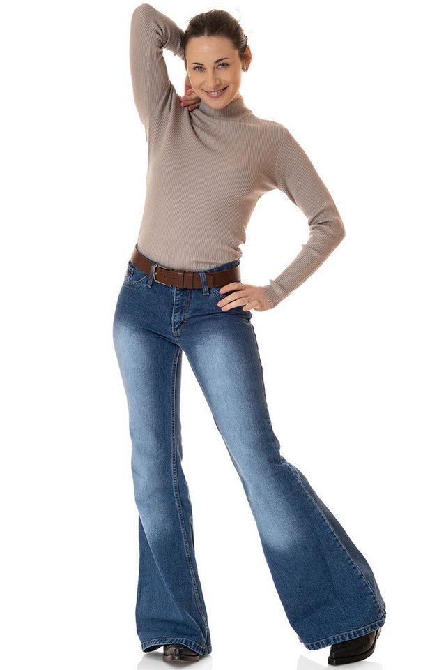 Comycom Schlagjeans Damen STAR USED – Bild 5 von 5