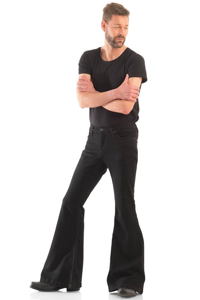 Comycom Schlagjeans Herren STAR BLACK BLACK – Bild 3 von 5