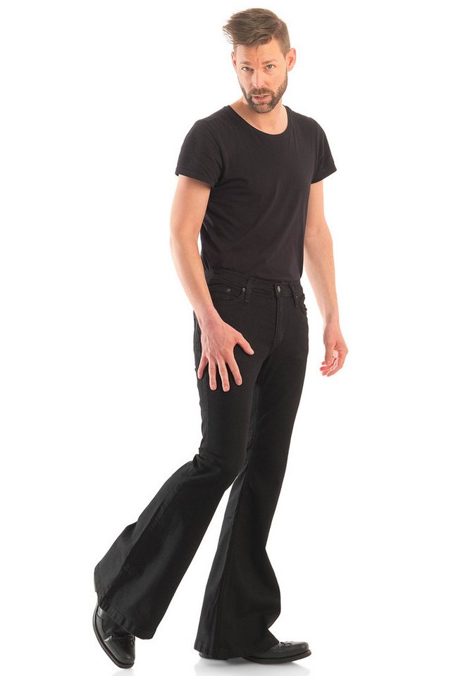 Comycom Schlagjeans Herren STAR BLACK BLACK – Bild 4 von 5