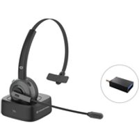 Conceptronic POLONA Kabelloses Bluetooth-Headset mit Ladedoc