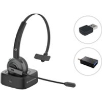 Conceptronic POLONA Kabelloses Bluetooth-Headset mit Ladedoc & Bluetooth USB audio adapter