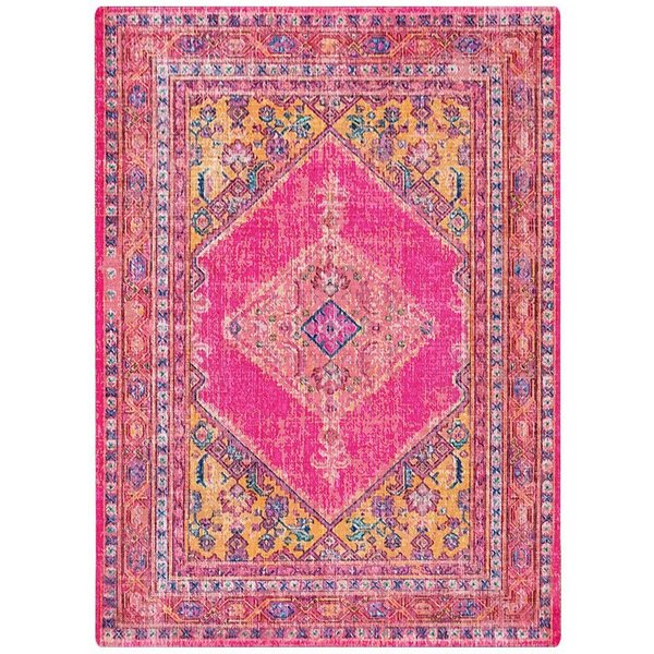 Conceptum Hypnose Teppich Boho, Rechteck, Höhe: 10 mm, Wohnzimmer Waschbarer Kurzflorteppich