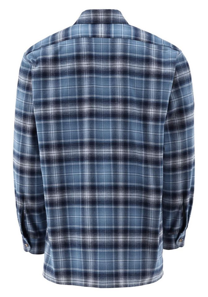 Condor Langarmhemd Kladed Comfort Fit, 90cm lang, Liegekragen, Brusttasche, 1/1-Arm – Bild 2 von 3