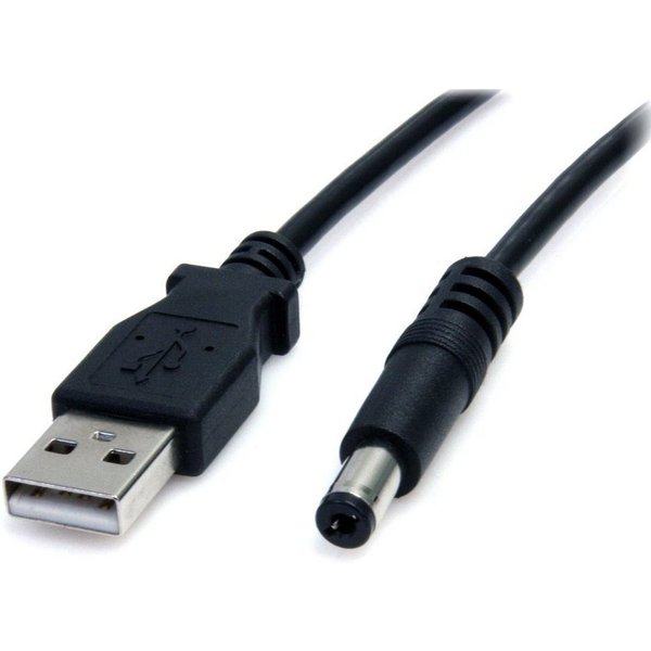conecto Niedervolt Ladekabel (USB-A Stecker auf DC-Hohlstecker), 5,5x2,1mm, USB-Kabel