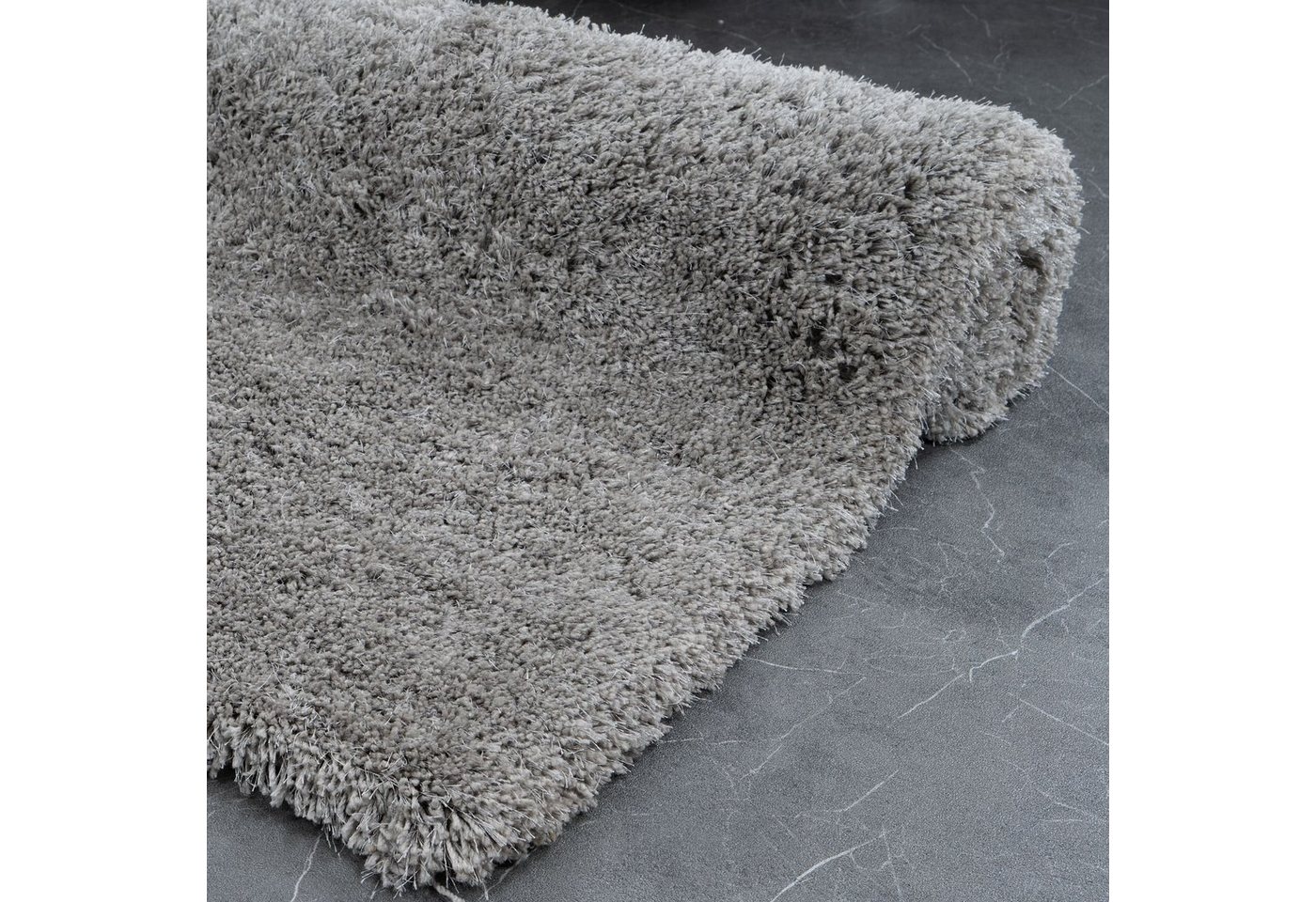 Consilio Concept Designteppich MONA Teppich Wohnzimmer Hochflor Shaggy langflorig handgefertigt – Bild 4 von 5
