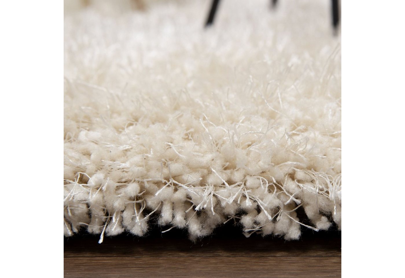Consilio Concept Designteppich MONA Teppich Wohnzimmer Hochflor Shaggy langflorig handgefertigt – Bild 3 von 5