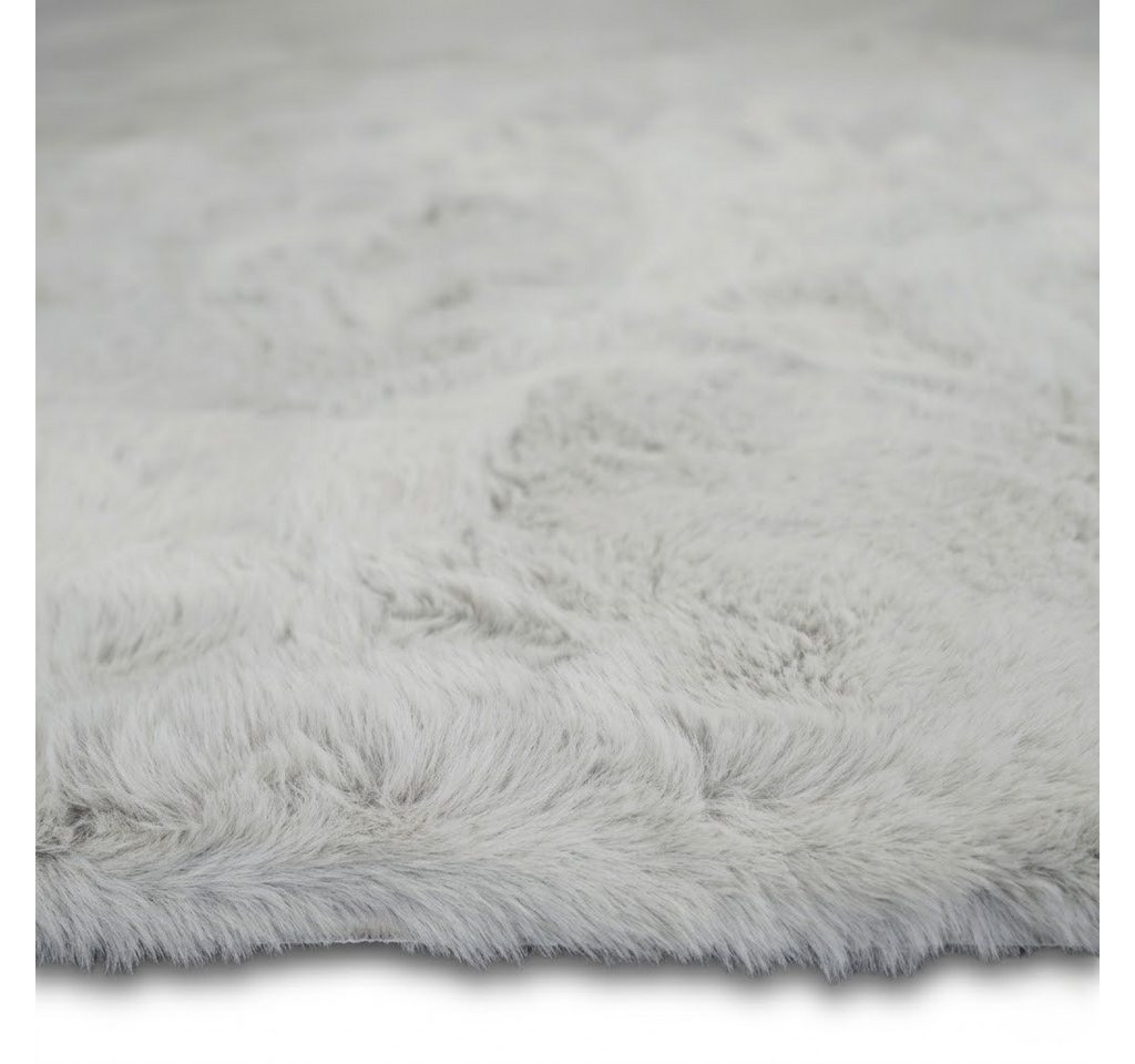 Consilio Concept Fellteppich Teppich Hasenfell Imitat CLOUD Fell Hochflor rechteckig Höhe: 39 mm, Rechteckig – Bild 5 von 5