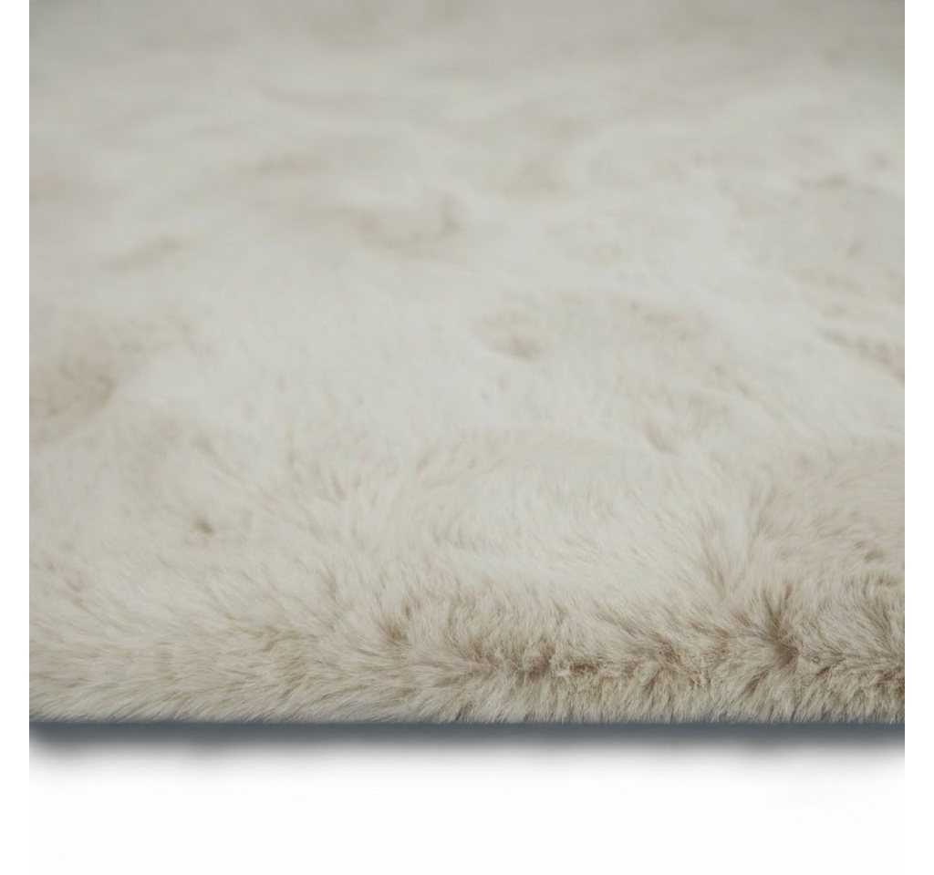 Consilio Concept Fellteppich Teppich Hasenfell Imitat CLOUD Fell Hochflor rechteckig Höhe: 39 mm, Rechteckig – Bild 5 von 5