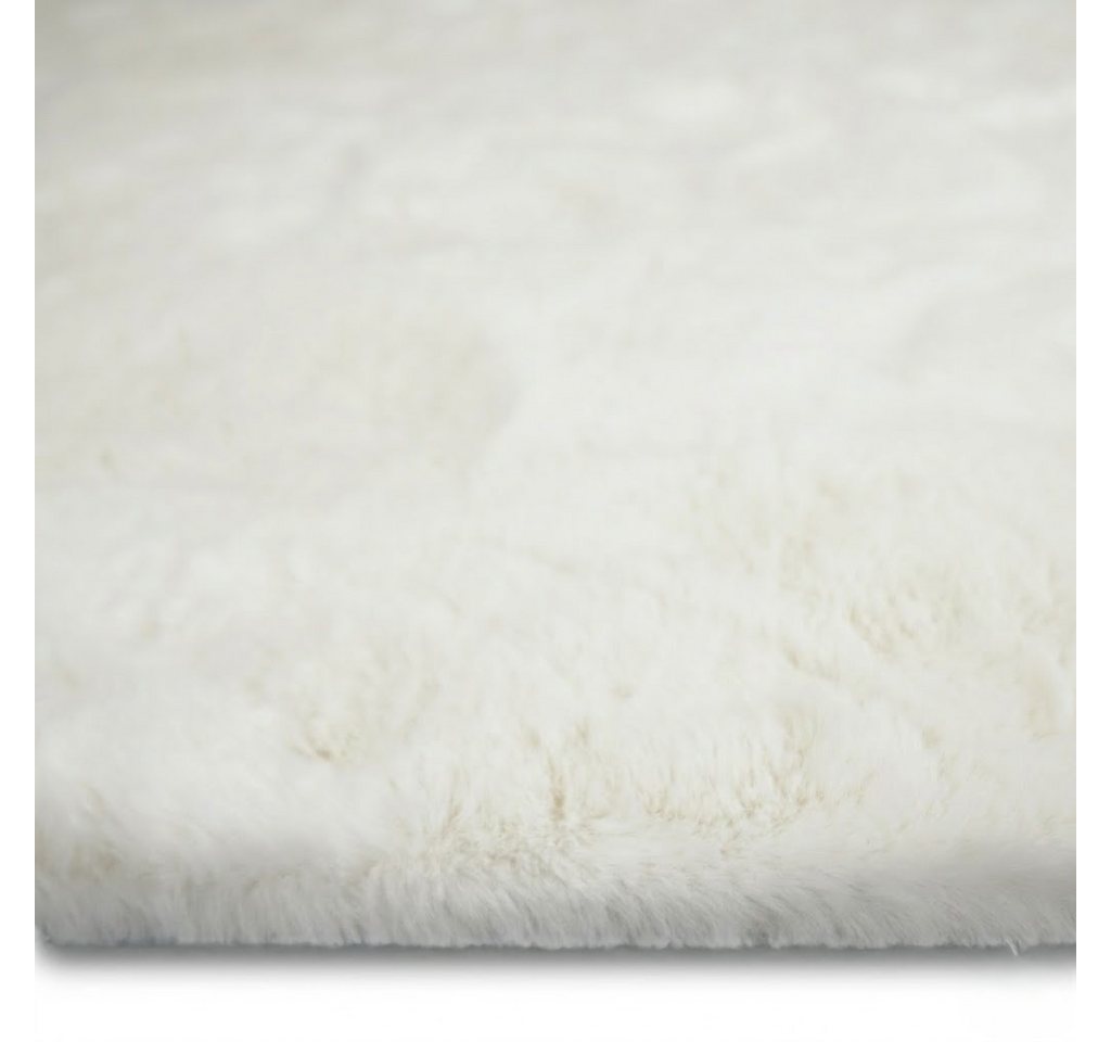 Consilio Concept Fellteppich Teppich Hasenfell Imitat CLOUD Fell Hochflor rechteckig Höhe: 39 mm, Rechteckig – Bild 5 von 5