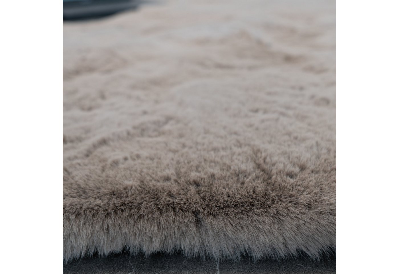 Consilio Concept Fellteppich Teppich Hasenfell Imitat HEAVEN Fell Hochflor rechteckig Höhe: 50 mm – Bild 5 von 5