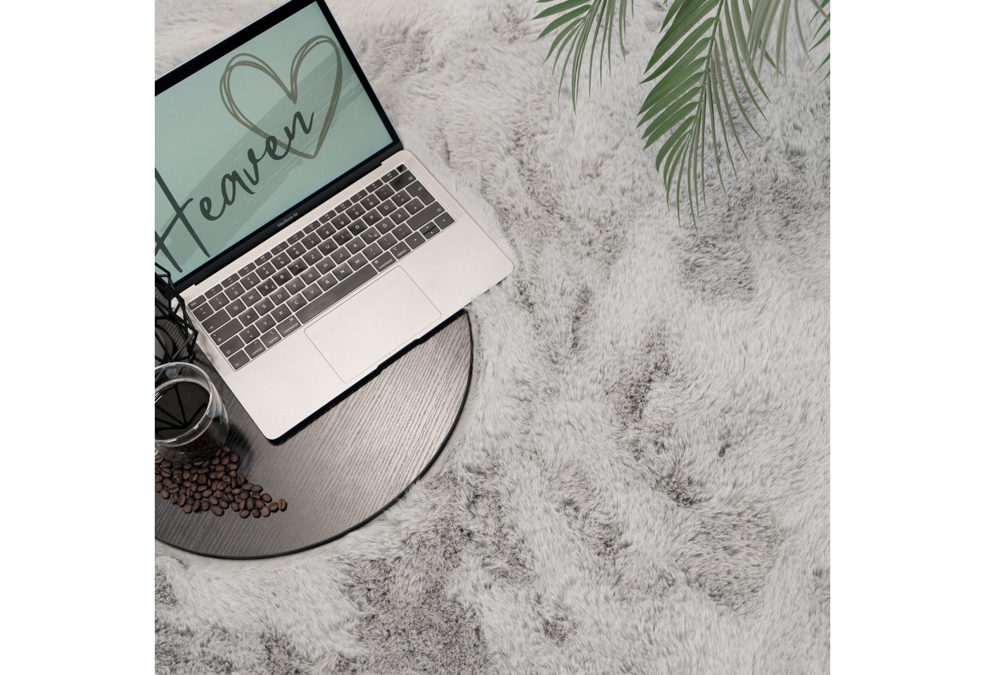 Consilio Concept Fellteppich Teppich Hasenfell Imitat HEAVEN Fell Hochflor rechteckig Höhe: 50 mm – Bild 4 von 5