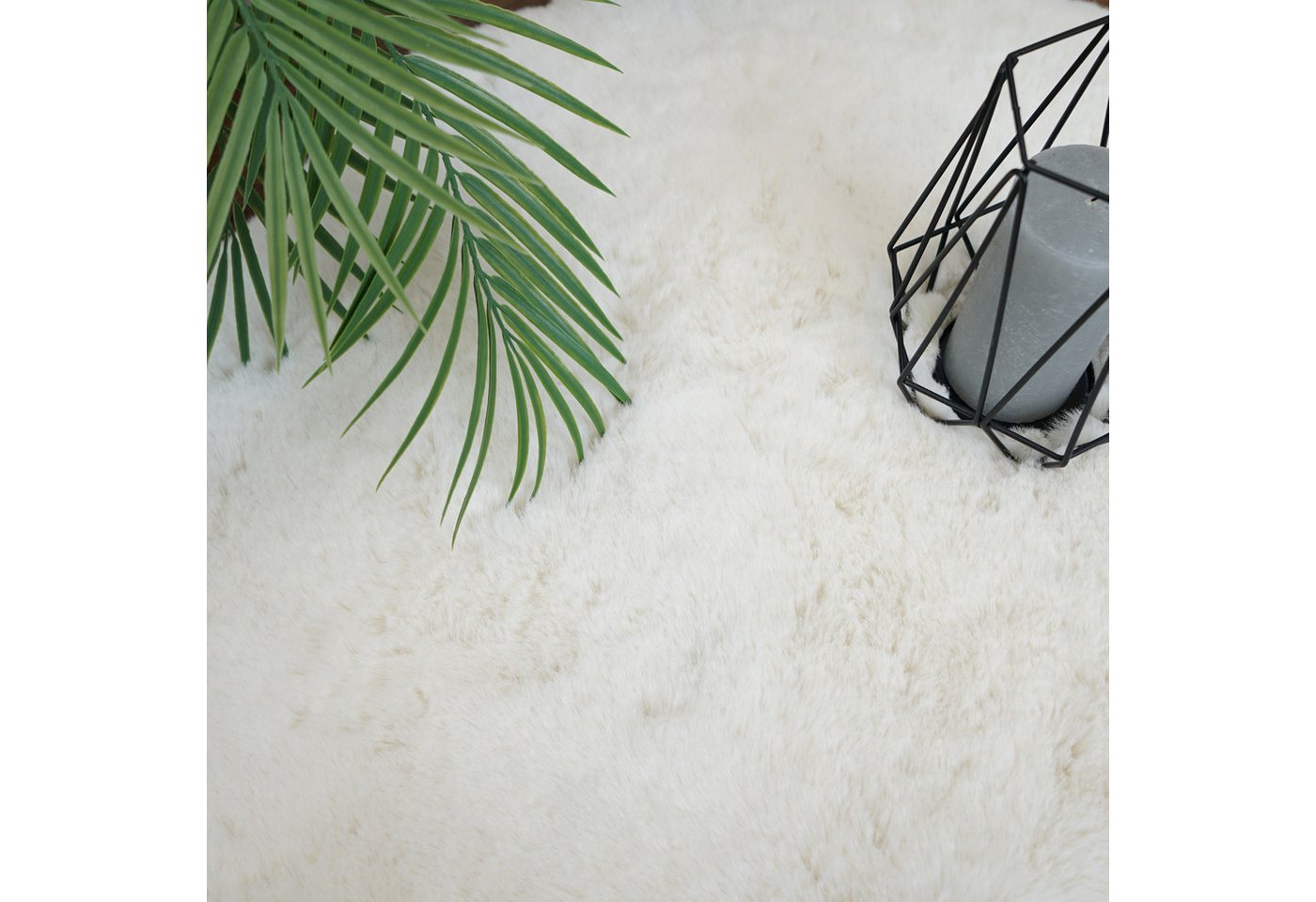 Consilio Concept Fellteppich Teppich Schaffell Imitat Fellteppich SHEEPSKIN Fell Hochflor Höhe 52mm – Bild 3 von 5