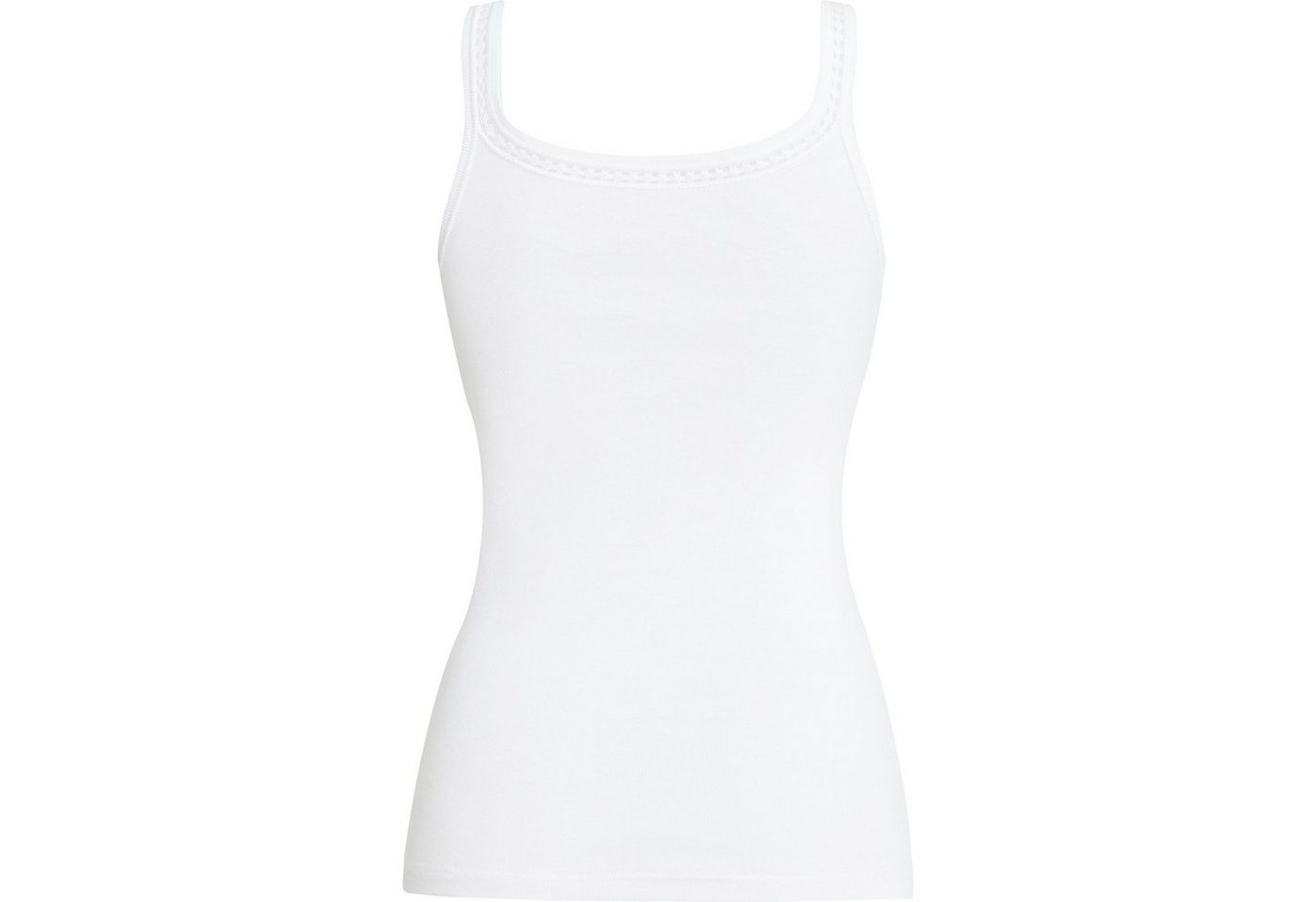 conta Unterhemd Damen-Unterhemd 2er-Pack Feinripp Uni – Bild 3 von 5