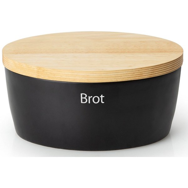 Continenta Brotkasten, Keramik, Massivholz, (1-tlg), Brottopf