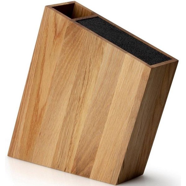 Continenta Messerblock (1tlg), Eichenholz, integrierter Utensilienbehälter