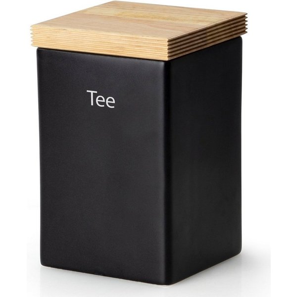 Continenta Teedose, Keramik, Massivholz, (1-tlg), Teedose