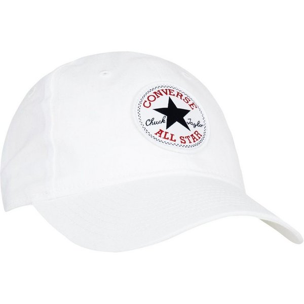 Converse Baseball Cap CAN CHUCK PATCH CURVE BRIM HAT für kids 8-15 Jahre mit gebogenem Schirm, 6-Panel-Design, bestickte Optik