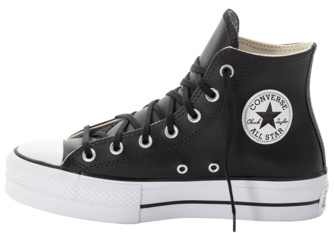 Converse CHUCK TAYLOR ALL STAR LEATHER PLATFORM Sneaker – Bild 3 von 5